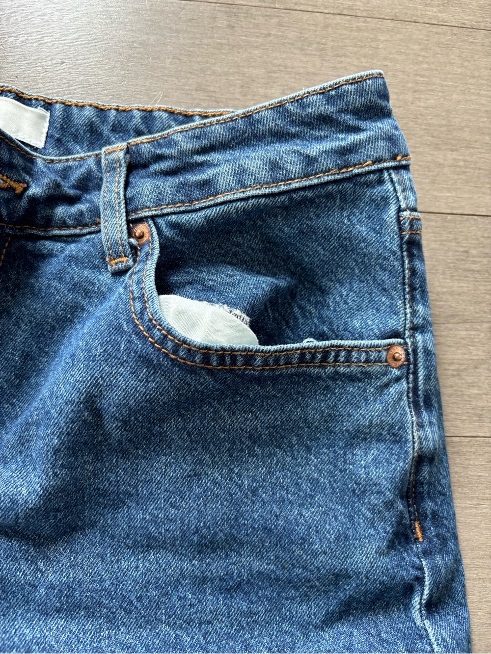 H&M Wide-Leg High-Rise Jeans in Blue Denim - Picture 8 of 14